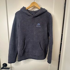 Deer Valley Hoodie by Barefoot Dreams in Navy Blue Size 12/14 - L/XL